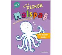 Extradicker Malspaß für Kindergartenkinder. Mit bunten Linien / 95 Ausmalseiten / Für Mädchen und Jungen ab 3 Jahren: Malspaß mit bunten Linien für Kindergartenkinder ab 3 Jahren
