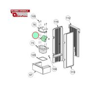 EXTRAFLAME - 002292495 - Divisorio bracere acciaio DAHIANA TEOREMA