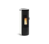 Nordica Extraflame Stufa a Pellet a Camera Stagna 8 kW Classe energetica A+ Capacità serbatoio 15 Kg Volume 230 m³ colore Nero - Amika