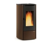 Nordica Extraflame Stufa a Pellet Ventilato 11 kW Capacit Serbatoio 20 kg Termostufa Volume 425 m colore Bronzo - IDRO-11-BR