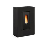 EXTRAFLAME 1287301 MARILENA PLUS 5.0 STUFA A PELLET CANALIZZATA SLIM NERO A+