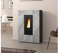 EXTRAFLAME 1287302 MARILENA PLUS 5.0 STUFA A PELLET CANALIZZATA SLIM PIETRA A+