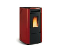 EXTRAFLAME 1292201 KETTY 5.0 BORDEAUX STUFA A PELLET VENTILATA DISPLAY 6,5KW