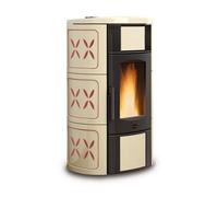 EXTRAFLAME 1295303 ISIDE IDRO 5.0.16 TERMOSTUFA A PELLET VENTILATA AMETISTA A+