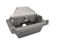 Extraflame Braciere 004278184 - Ghisa, Rettangolare, Compatibile con Metallo