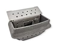 Extraflame Brasero Comfort Plus - Ghisa, Classico, Rettangolare, Legno, 10 x 10 x 7,8 cm