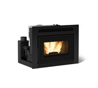 EXTRAFLAME COMFORT IDRO L80.16 1290600 TERMOCAMINO INSERTO A PELLET NERO