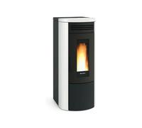 Extraflame Termostufa a pellet ermetica ventilata COSTANZA IDRO 5.0 1291100 finitura bianco