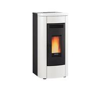 EXTRAFLAME KLAUDIA 5.0 EVO BIANCO 1292306 STUFA A PELLET 8KW IR TOUCH INCLUSO