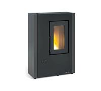 EXTRAFLAME LUISELLA 5.0 GRIGIO 1292601 STUFA A PELLET SLIM 5KW DISPLAY LED A+