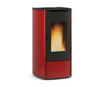 Capaldo - Termostufa a pellet Extraflame Nordica marina idro H11 ventilata 12 kw Bordeaux