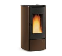 Nordica Extraflame Stufa a Pellet Ventilato 11 kW Capacit Serbatoio 20 kg Termostufa Volume 425 m colore Bronzo - IDRO-11-BR