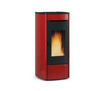 EXTRAFLAME MARINA IDRO H13 1292804 BORDEAUX TERMOSTUFA A PELLET VENTILATA CE