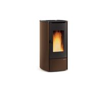 EXTRAFLAME MARINA IDRO H13 1292805 BRONZO TERMOSTUFA A PELLET VENTILATA CE