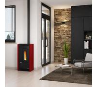 Stufa pellet 5,1kW LUISELLA 5.0 Bordeaux 5 stelle Classe A+ 1292600