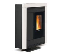 EXTRAFLAME SOUVENIR PLUS STEEL 5.0 STUFA PELLET CANALIZZATA 1288650 BIANCO