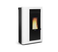 Extraflame Stufa a pellet canalizzata slim ANNABELLA PLUS 5.0 1290400 finitura bianco