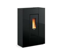 Extraflame Stufa a pellet canalizzata slim MARILENA PLUS CRYSTAL 5.0 1287305 finitura fumé