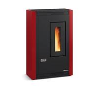 Extraflame Stufa a pellet 'luisella' colore bordeaux