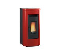Extraflame Stufa a pellet ventilata KLAUDIA 5.0 EVO 1289900 finitura bordeaux