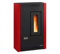 Extraflame Stufa pellet 5,1kW LUISELLA 5.0 Bordeaux 5 stelle Classe A+ 1292600