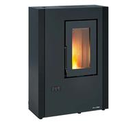Extraflame Stufa pellet 7kW LUISELLA 5.0 Maxi WiFi Black Classe A+ 1294902