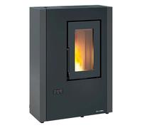 Extraflame Stufa pellet 7kW LUISELLA 5.0 Maxi WiFi Grafite Classe A+ 1299401