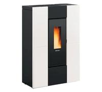 EXTRAFLAME 1296300 MARILENA PLUS 5.0 AD STUFA A PELLET CANALIZZATA SLIM BIANCO