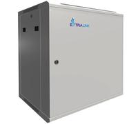 Extralink 12U 600x450 ASP Grigio | Armadio per montaggio rack | parete, porta di metallo