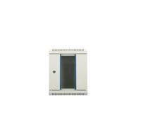 Extralink 6U 10 pollici, armadio grigio, montaggio a parete o in piedi, montaggio 19 pollici, telaio fai da te, pannello laterale rimovibile