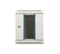 Extralink 6U 10 pollici, armadio grigio, montaggio a parete o in piedi, montaggio 19 pollici, telaio fai da te, pannello laterale rimovibile