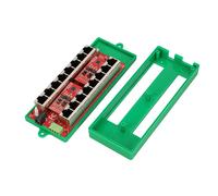EXTRALINK PoE Injector 8 porte GIGABIT 802.3AT/AF Mode A, compreso cavo, Fast Ethernet, protezione da cortocircuito e sovratensione, due porte RJ-45, adattatore PoE, iniettore PoE