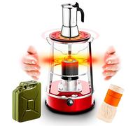 Extralink Aladdin EKH-460, Riscaldatore a petrolio portatile, Capacità serbatoio 4,6L, Potenza di riscaldamento 2600W, Mantiene il calore fino a 18 ore, può essere usato come fornello da campeggio