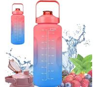 Extralink | Bottiglia motivazionale | bottiglia d'acqua, 2000 ml, rossa e blu, BUT-994