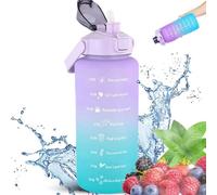 Extralink | Bottiglia motivazionale | bottiglia d'acqua, 2000 ml, viola e blu, BUT-992