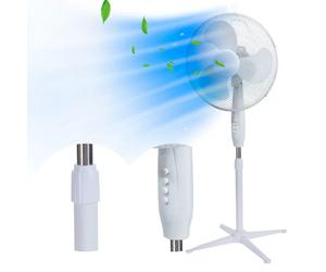 EXTRALINK BRYZA, ESF-40D-WH, STANDING FAN, 3 BLADES, 3 SPEED SETTINGS, WHITE