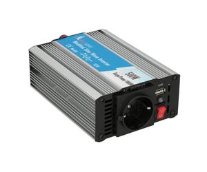 Extralink CAR VOLTAGE CONVERTER 12V - 230V, 500W, MODIFIED SINUS OPIM-500W adattatore e invertitore Universale Alluminio
