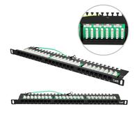 Extralink CAT6 UTP 0.5U | Patchpanel | 24 porte
