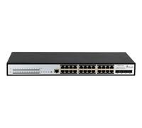 Extralink Chiron Pro | Switch PoE | 24x RJ45 1000Mb/s PoE, 4x SFP+, L3, 370W