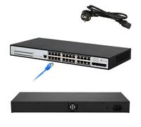 Extralink Chiron Pro | Switch PoE | 24x RJ45 1000Mb/s PoE, 4x SFP+, L3, 370W