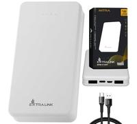 Extralink EPB-078W 10000mAh Bianco | Powerbank | Power bank, USB-C