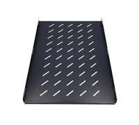 Mensola Extralink 1U 750mm Nera, 19", 752 x 472mm, Montata a Punto, per Armadi di 1000mm di Profondità