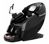 EXTRALINK FOTEL MASUJĄCY 3D ZERO GRAVITY CZARNO - RÓŻOWY SL TRACK