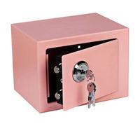 Extralink Home | Cassaforte domestica | cassetta di sicurezza per chiavi, cassaforte blindata, rosa, S-404