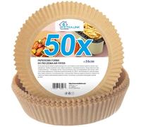 Extralink Home | Inserti di carta per friggitrice | rotondi, 16 cm, 50 pezzi