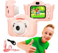 Extralink Kids Camera H28 Single Rosa | Fotocamera digitale | 1080P 30fps, display da 2,0