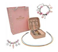 Extralink | Kit per creare gioielli e braccialetti | Charms 66 pezzi + borsa