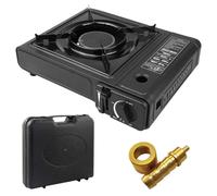 EXTRALINK KUCHENKA GAZOWA TURYSTYCZNA CERAMICZNA W WALIZCE + ADAPTER