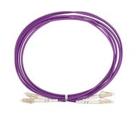 Extralink LC/UPC-LC/UPC | Patchcord | Multi mode, OM4, Duplex, 3mm, 1m