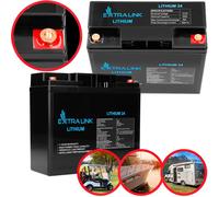 Extralink LiFePO4 24AH | Accumulatore Batteria | 12.8V, BMS